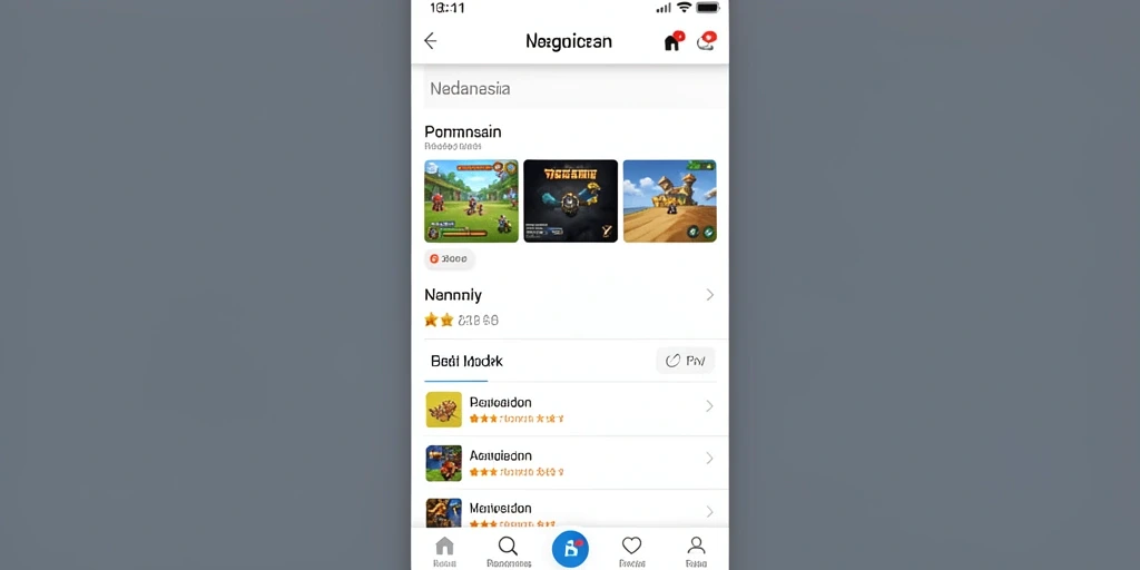 Tampilan utama aplikasi 69LIVE dengan menu yang mudah diakses.