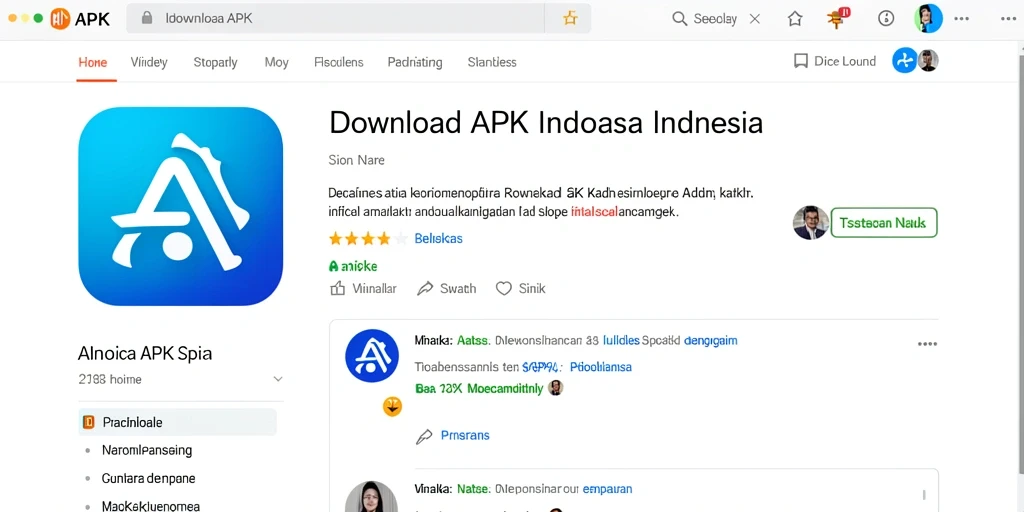 Tampilan menu utama yang menarik dan user-friendly.