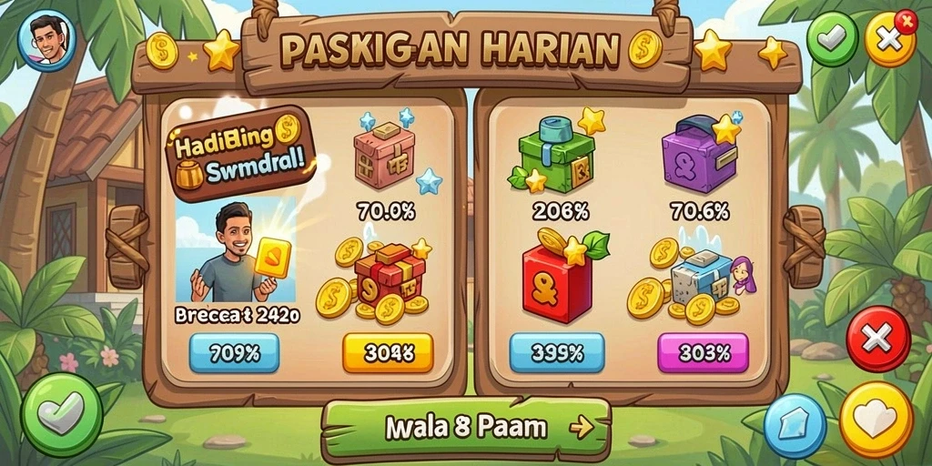 Tampilan antarmuka yang intuitif dan menarik.