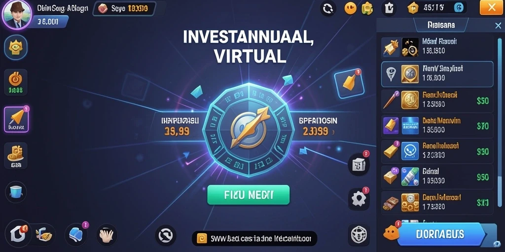 Tampilan antarmuka game yang menarik.