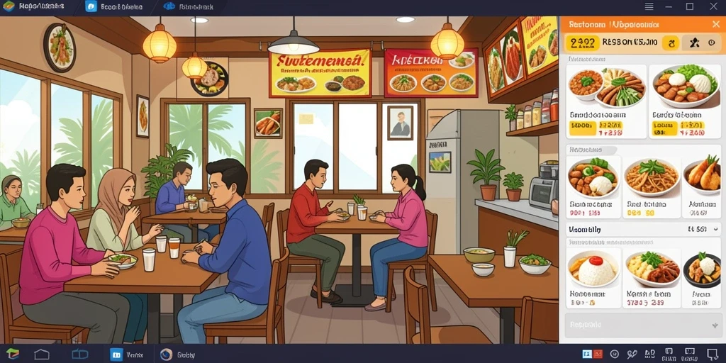 Tampilan mesin slot klasik yang menarik.