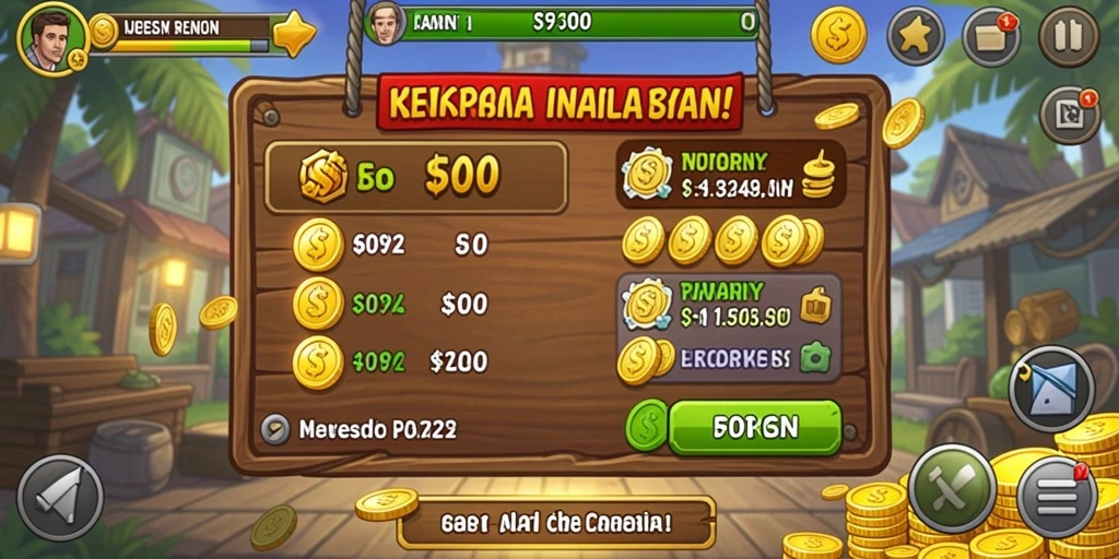 Tangkapan layar pertama menunjukkan gameplay yang dinamis.