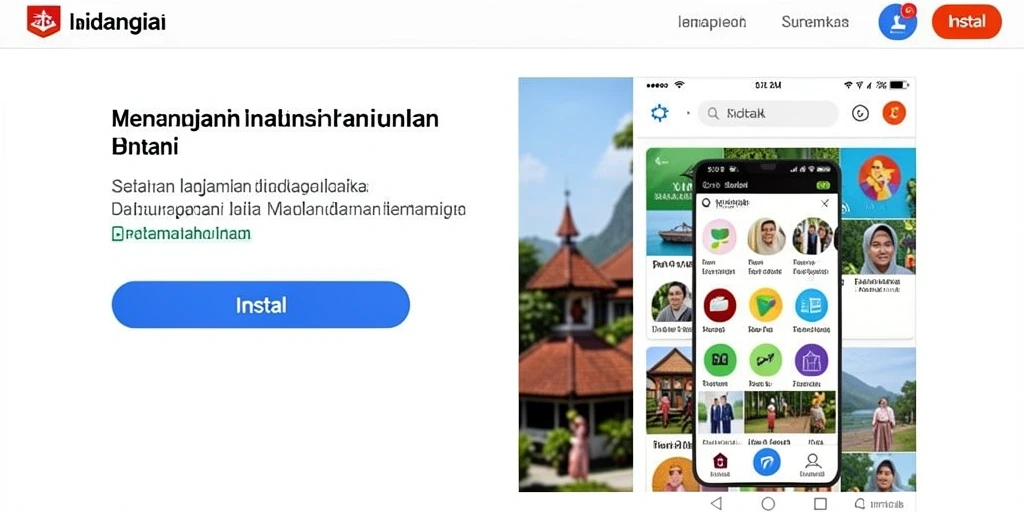 Tampilan awal game yang memukau dan menarik.