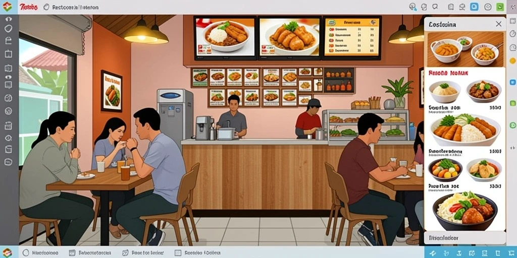Tampilan antarmuka yang modern dan mudah dipahami.