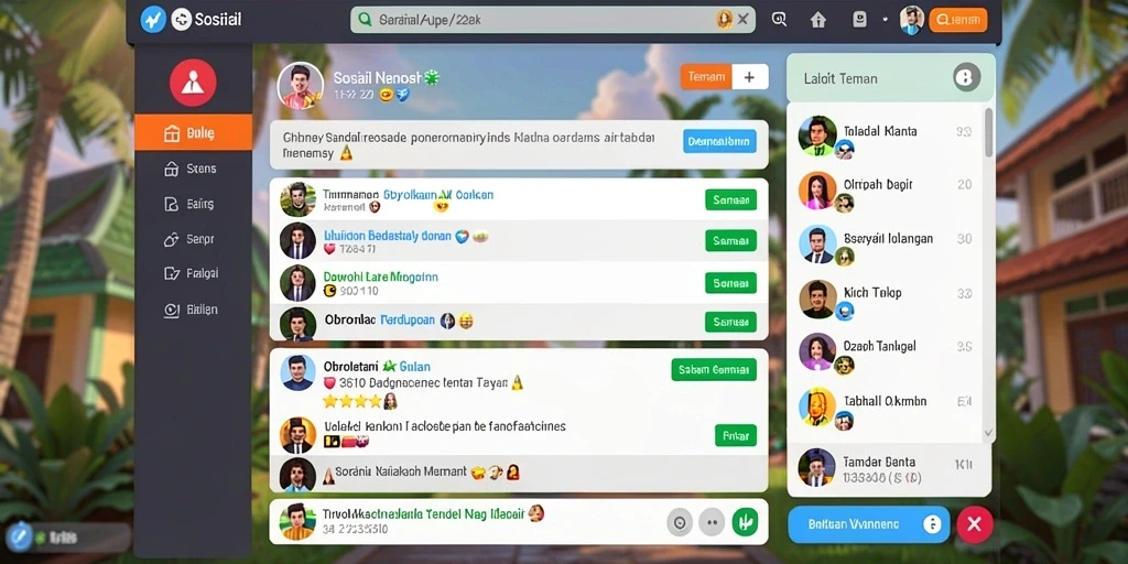 Tampilan awal yang menarik dan mudah dinavigasi.
