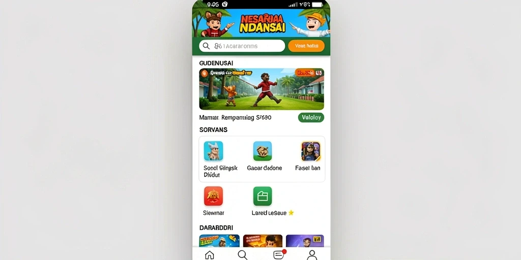 Tampilan awal aplikasi JUARAGO yang menarik.