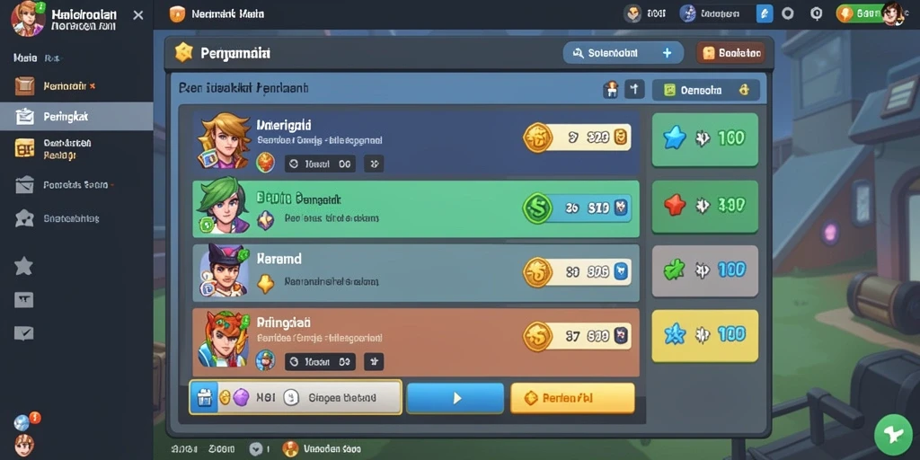 Screenshot menampilkan tampilan awal KOIN99 yang menarik.