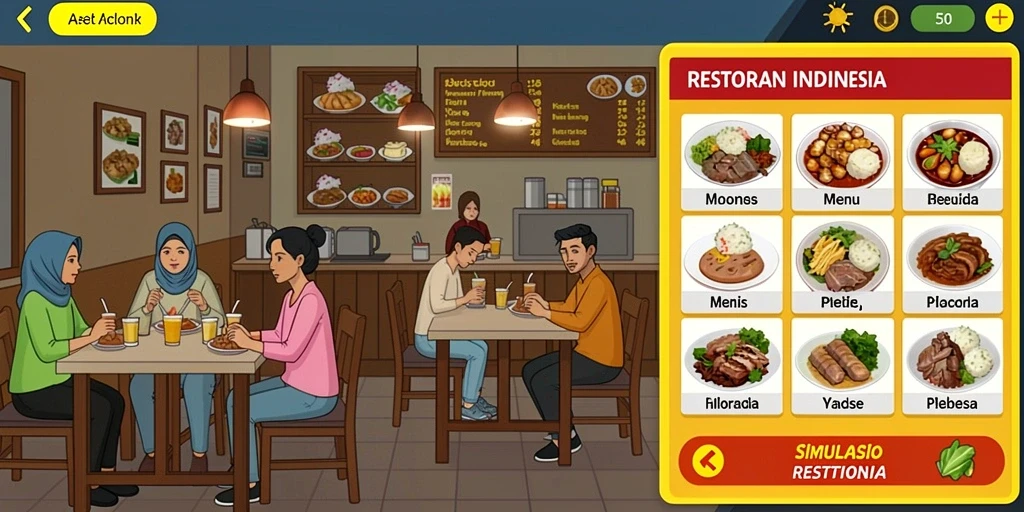 Tampilan antarmuka yang menarik dan mudah digunakan.