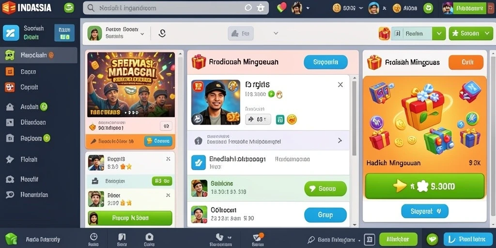 Screenshot menampilkan karakter utama yang siap beraksi.