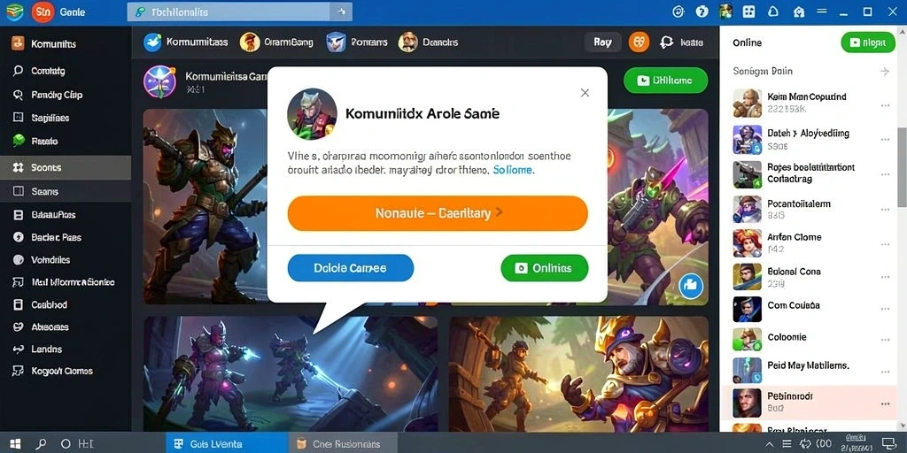 Screenshot menunjukkan karakter utama sedang menjelajahi hutan yang lebat.