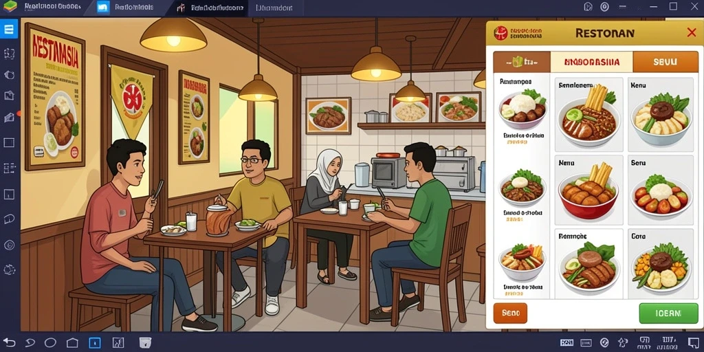 Tangkapan layar menampilkan grafik yang memukau.
