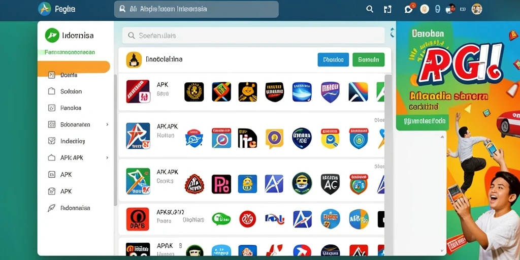 Tampilan awal yang menarik dan mudah dinavigasi.