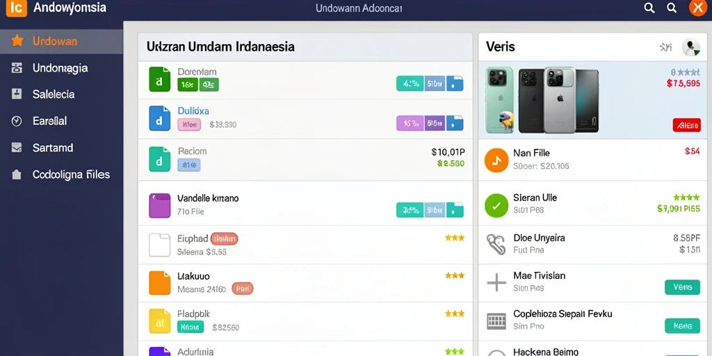 Tampilan karakter yang bisa dikustomisasi.