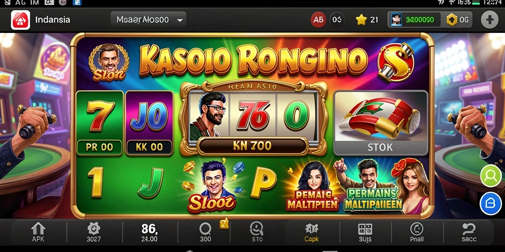 Tampilan menu utama yang menarik dan intuitif.